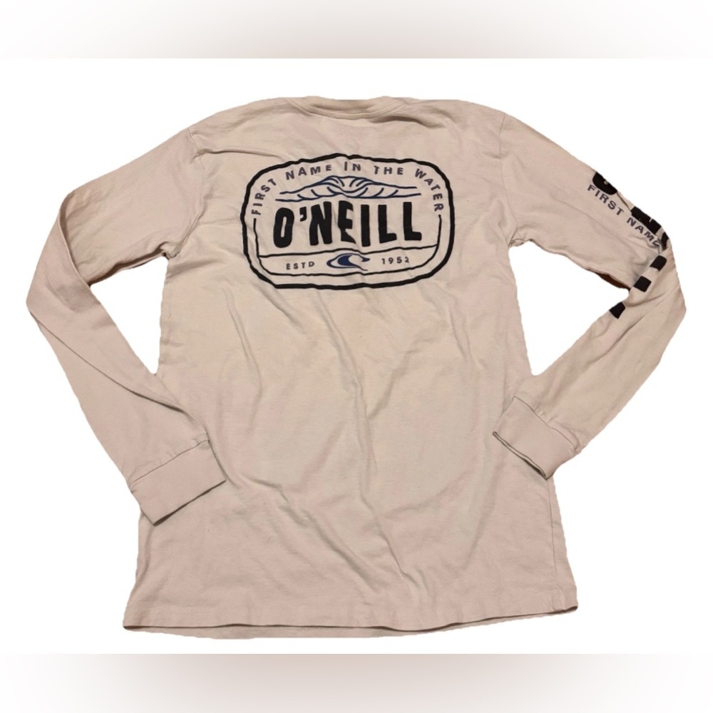 O’Neill EVENTIDE STANDARD FIT LONG SLEEVE TEE - Men’s LT KHAKI Size Small - Picture 8 of 9